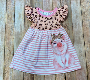 Leopard Piggy Dress